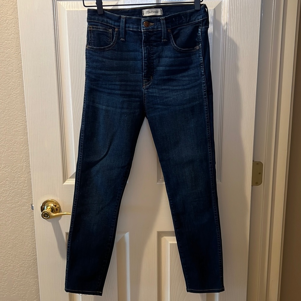 Madewell 10” skinny high rise skinny 28
